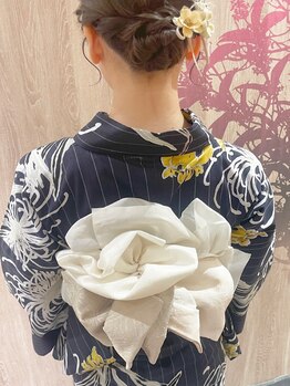 ナコプラス(naco+)の写真/【静岡駅徒歩3分/早朝営業可】浴衣着付け、浴衣ヘアセットご予約開始◎