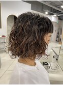 レイヤーカット/ブリーチパーマ[中崎町/梅田駅］