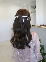 エンリッチヘア(enrich hair)&nbsp;参列ヘア/ねじりハーフツイン/ハーフアップ