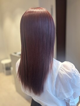 ビジョン 赤坂(vision) ブリーチなし濃いめピンクカラー