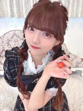 石田萌依ちゃん＊編み込みおさげヘア＊まゆ