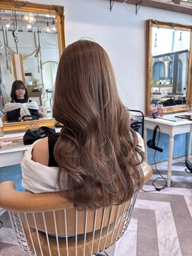 ロンドアベニール 北千住(Lond avenir) 韓国顔周り/バタフライカット/ミディアムレイヤーカット北千住