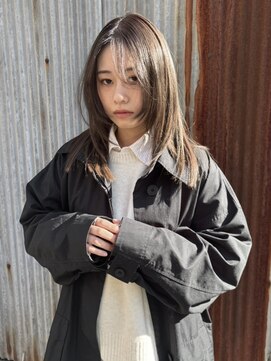 リタ(Lita.) くすみブラウン×大人なレイヤースタイル