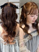 ディティカ サウ(Dityca sow) ハーフツイン 参列ヘア