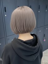 プロデュース 淵野辺店(Produce)&nbsp;顔周りカットハッシュカットダークブラウンワンホンレイヤー韓国