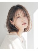 ミディアムボブ　20代30代40代