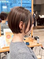 ヘアーカッティングガーデン ジャック モアザン 梅田店 ボブ/ショートボブ/ハイライト/30代/40代/大人女性/白髪ぼかし