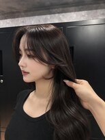 ネームレス 心斎橋(nameless)&nbsp;巻くだけ可愛い顔周りカット 髪質改善TR ロング 心斎橋韓国