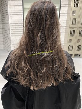 ネイミーズ 横浜関内(nameiz.) 【横浜美容室ネイミーズ】アッシュベージュグラデーションカラー