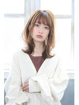 【shellbear 銀座】大人ナチュラル外ハネミディ