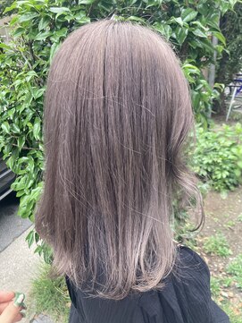 リー 京橋(Lee) 【Lee京橋】ミディアム×グレージュ