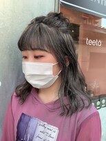 ティータ(teeta)&nbsp;グレージュ×デザインハイライト