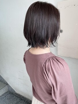 キャンバス バイ ネオリーブ 横浜西口(Canvas by neo.) ほんのりレイヤーボブ☆ブリーチなし透明感モカベージュ