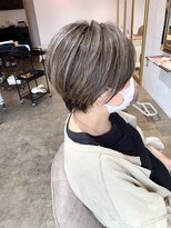 ナブラ(NABLA)&nbsp;大人可愛いハイライトボブ『倉敷美容室』『NABLA』