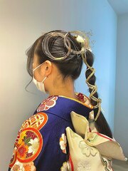 和×ヘアアレンジ×成人式