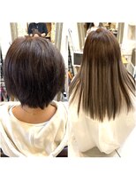 ヘアーサロン ポラリス(POLARIS)&nbsp;【ゼロエクステ】 長さ出しバレイヤージュ風