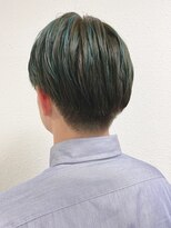 ジェナ(Jena)&nbsp;メンズハイライトカラー×エメラルドグリーン