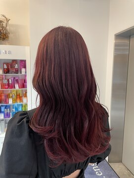 アヴァンスアンス 広島袋町店(AVANCE.ens) 髪質改善カラーとブリーチなしダブルカラー