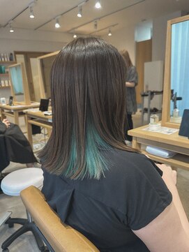 クラップス 上大岡(CLAPS) インナーカラー/ミントカラー/オリーブカラー/切りっぱなし