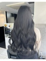 ブレンド 渋谷(BLend)&nbsp;グレージュマチルダボブインナーグレージュ 前髪 　ブルー