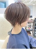 ひし形ショート/前下がりショート/絶壁解消30代/40代【橋本】