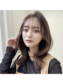 韓国風大人かわいいロング