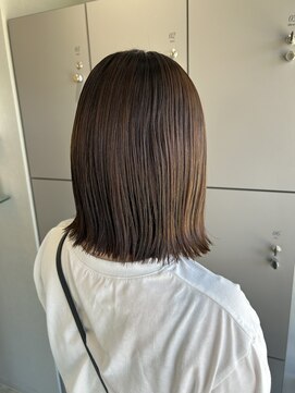 エイト 沖縄豊崎店(EIGHT toyosaki) 【EIGHT 豊崎】お客様スタイル_［長めのボブ］