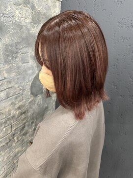 プライズ アイリス 池袋東口店(prize Iris) ピンクブラウンイルミナカラーエギョモリ