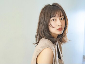 ルル 表参道(lulu.)の写真/「トレンド×似合わせ」を叶え,前髪カット◎[表参道/髪質改善/オージュア/ブリーチ/ダブルカラー/縮毛矯正]