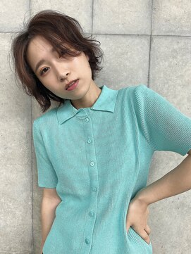 シーア(ciia) ショートボブ ボブパーマ ニュアンスパーマ レイヤーボブ