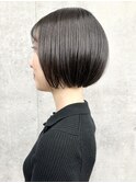 ＊コンパクトボブグラデーションボブシースルー黒髪ボブOL30代1
