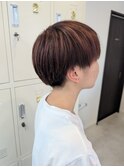 ワインレッドのベリーショート