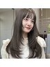 カット+選べるプレミアム透明感カラー ￥14850