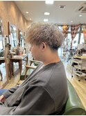 ハイトーンカラー×ツイストスパイラルパーマ