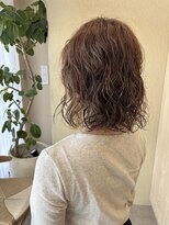 ランリ 名古屋名駅(ranri)&nbsp;ミディアム　質感デザインパーマ