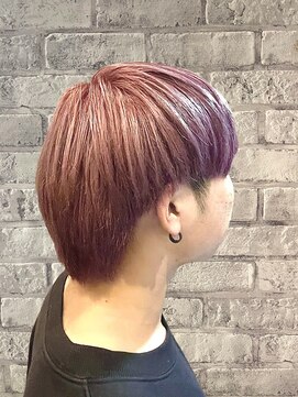 メンズプライマル(Men’s PRIMAL) MEN’S/フェザーパーマ/サーフカール/刈り上げセンターパート