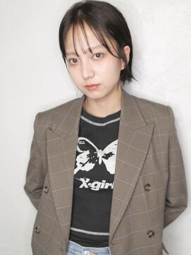 バース(BIRTH) ショート＆ボブ【BIRTH】天神駅5分　黒髪外ハネショート3