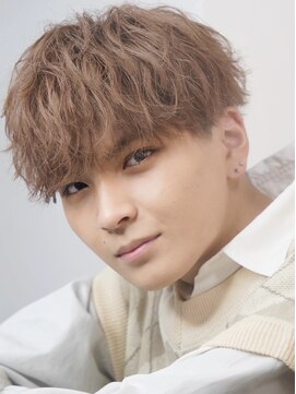 ゴート(GOATO) シャドウパーマ カラー 束感マッシュ 鹿児島