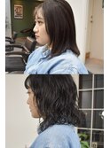 【SANA】いつものボブからパーマに