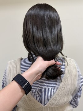 ヒントステーション(HINTSTATION) 〈浅草 半個室〉アッシュブラウン×ミディアムレイヤー