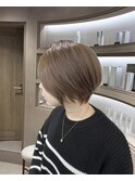 【八重津】くびれショート×ミルクティーベージュ