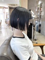 ジールサロン つくば本店 切りっぱなしボブ 10代20代30代