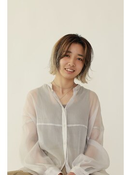 Folklore【フォークロア】翠町支店　《髪質改善サロン》 ミニマムなボブにエアタッチを添えて