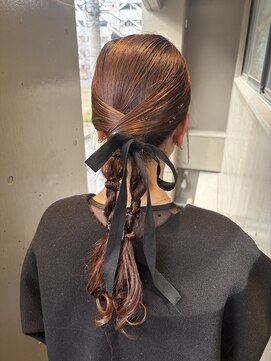 プランツヘアー 高宮店(Plants hair) リボンアレンジ