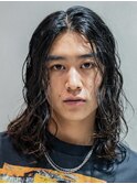 原宿ツイストスパイラルパーマメンズカットメンズロングfifth