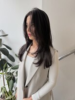 ライク ベター(like better)&nbsp;long layer cut / chocolate brown