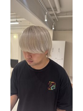 ハク 箕面店(haku.) マッシュウルフ×ホワイトベージュ