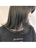 ミント(mint)&nbsp;暗髪、透け感、グレー♪