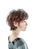 ウルフなくせ毛ショート