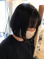 サロンドエースラッシュエー(SALON DE A/A) 切りっぱなしボブ